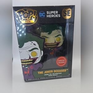 Funko Pop! Pin - Joker with Green Hair and Purple Jacket